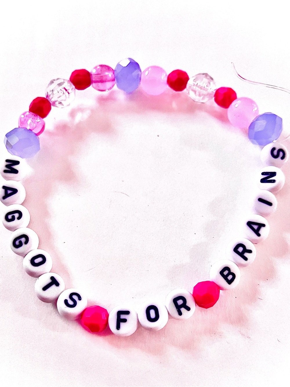 BUY1GET1FREE Olivia Rodrigo Inspired “maggots for brains” Bracelet